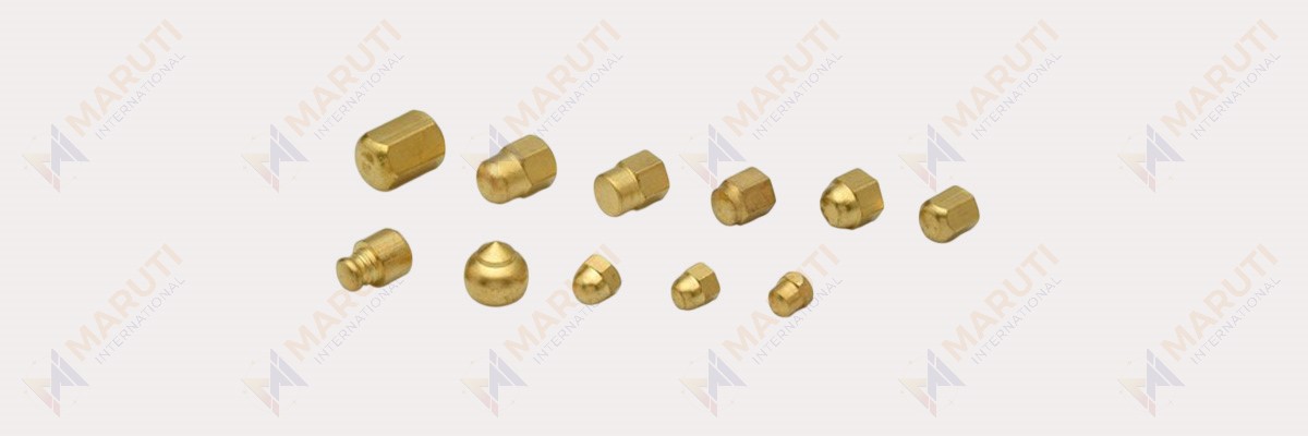 Brass Dome Nuts